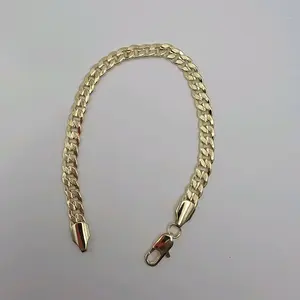Cuban link New zise fashion bracelet 6.3MM GOLD-PLATED  fancy style