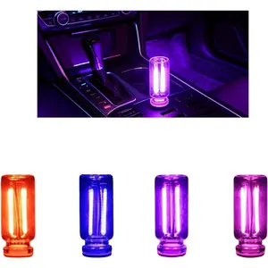 4 count USB  Light, lamp,Touch Dimmable Ambient Lamps in Red, Blue,  & Purple, Portable Mini USB Lights for , Bedroom, Hallway, Camping