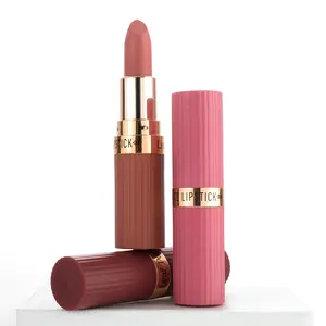 Leaf Poem 4-Color Matte Lipstick Set Long Lasting Waterproof Non Transferable Lightweight Lipgloss Cosmetic Makeup Glossy Finish Daily Use cool  tone  red  lipstick