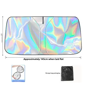 Foldable UV Protection Windshield Sun Shade, Multi-Functional Heat Insulation Sun Shield for Car Front Windows, Fits Most Vehicles, Summer Essential, Car Accessory, Auto Part，outside use sunshade for car