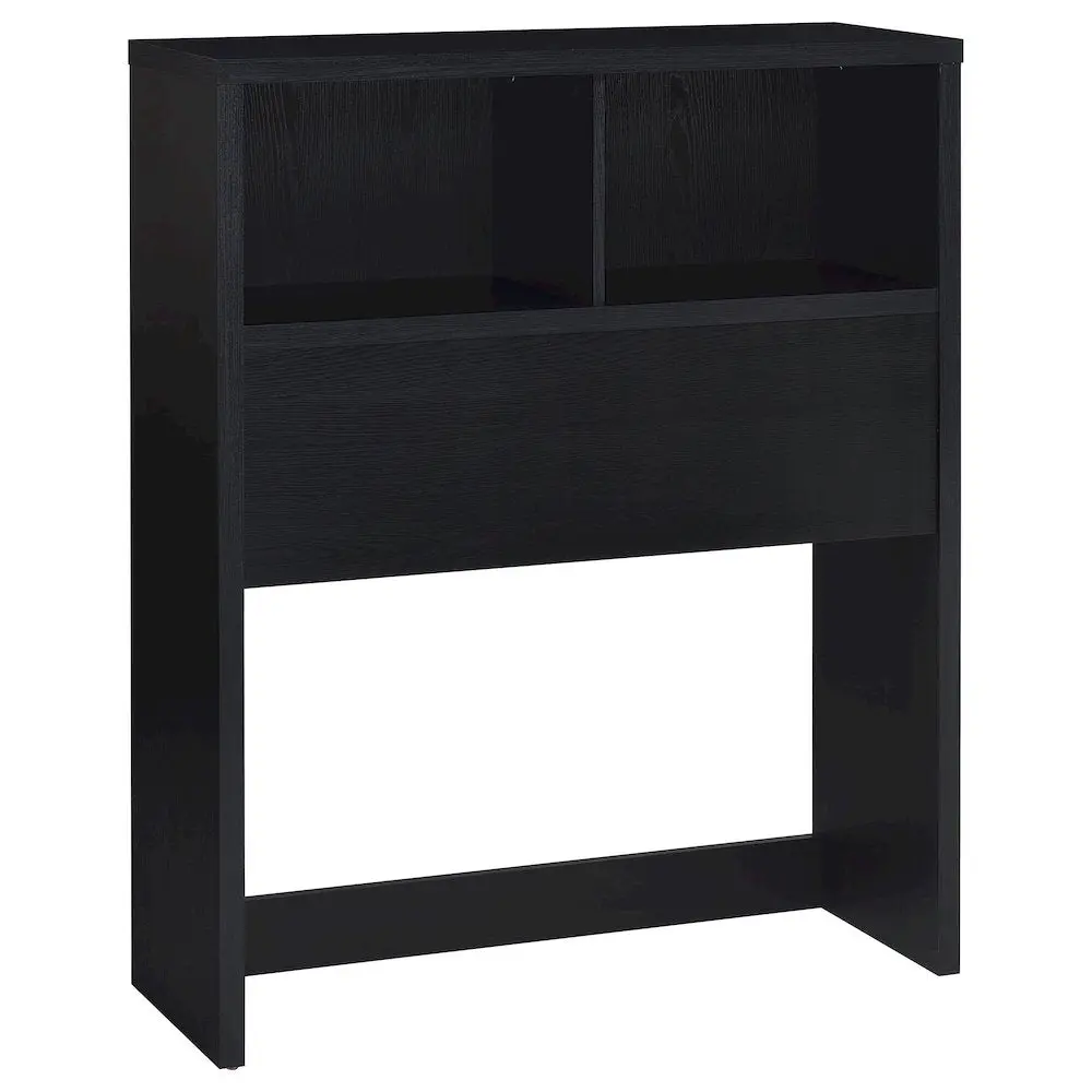 Westpark 49-in Twin Bookcase Headboard, Black - Built-in Shelving, Rectangular Panel, Round Corners, Small Space, Sturdy Indoor Furniture Headboard, Built-In Shelving Headboards, Rectangular Panel Headboards