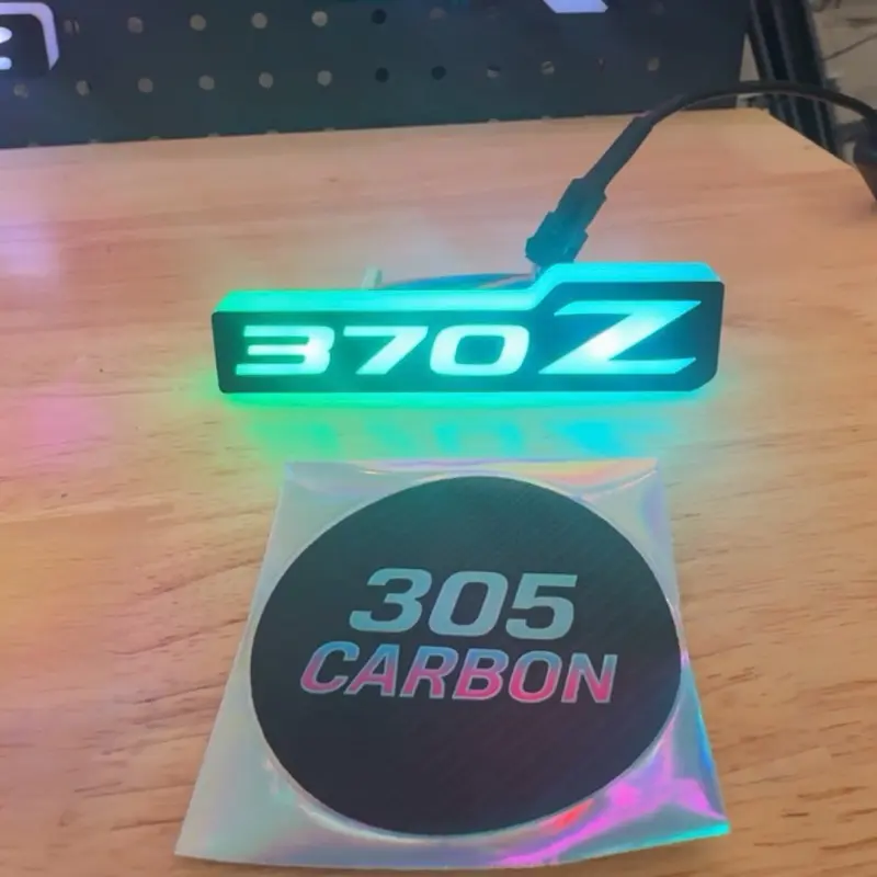 305carboncustoms Led Frond grille badge fit for 370z