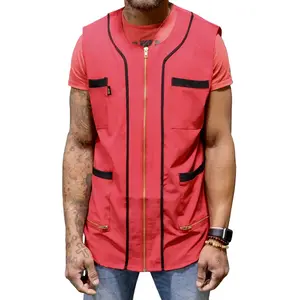 Barber Vest - Red