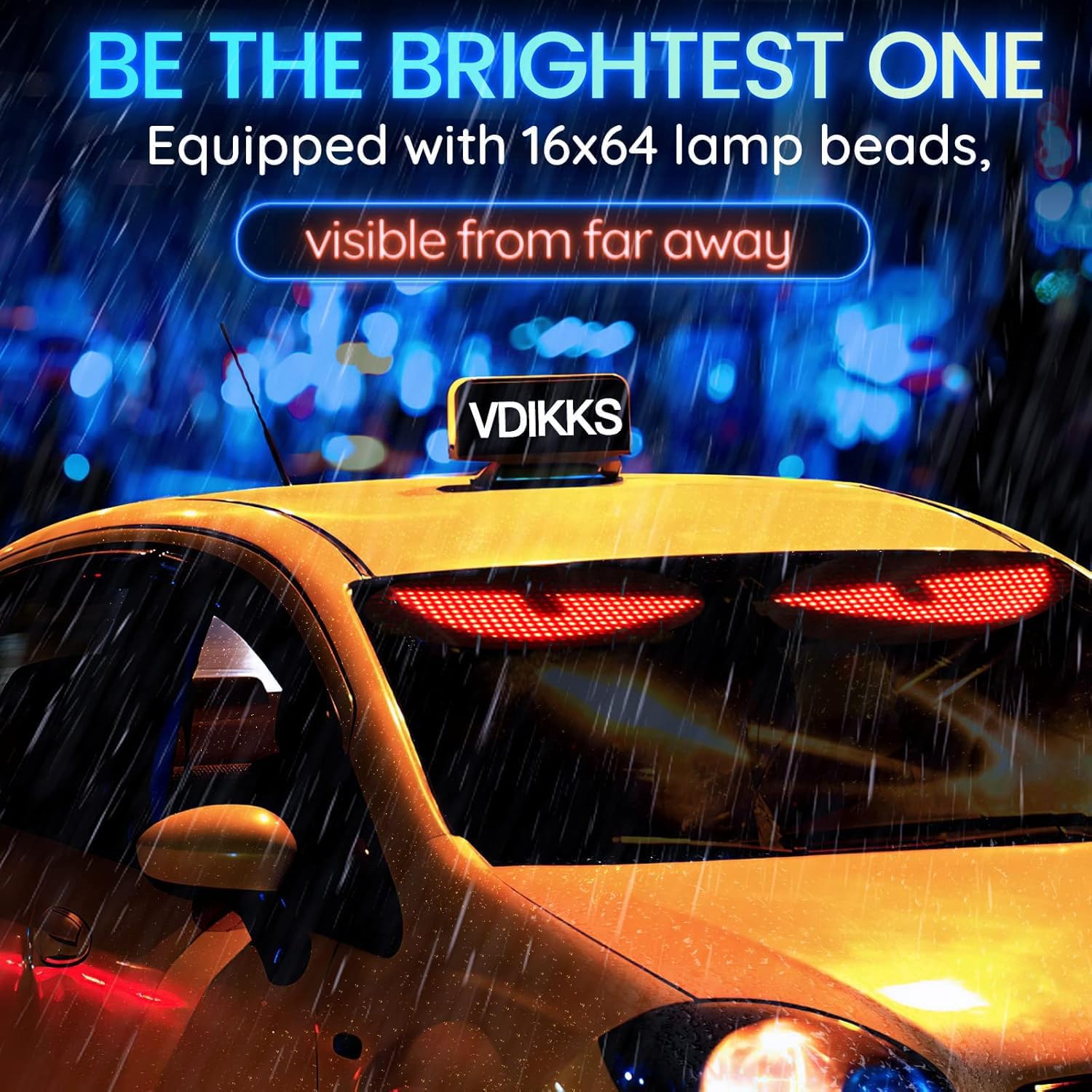 Customizable RGB Flexible LED Panel, APP Controlled Text Display