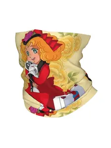 Candy Candy Printed Scarf - Knit Neck Wrap, Designed for Headwear During Fishing And Winter, Appropriate for All Genders