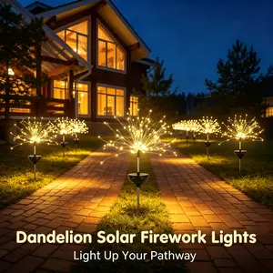 Solar Firework Lights That Light Up Your Yard Like Night Fireworks