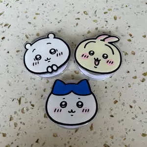 Kawaii Friends Phone Grip - Adorable Cartoon Magnetic Holder & Kickstand - Cute Gift Accessory
