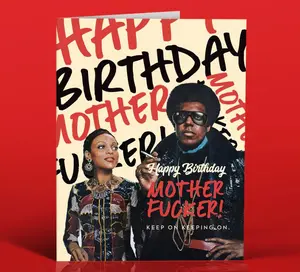 Happy Birthday Mofo Card