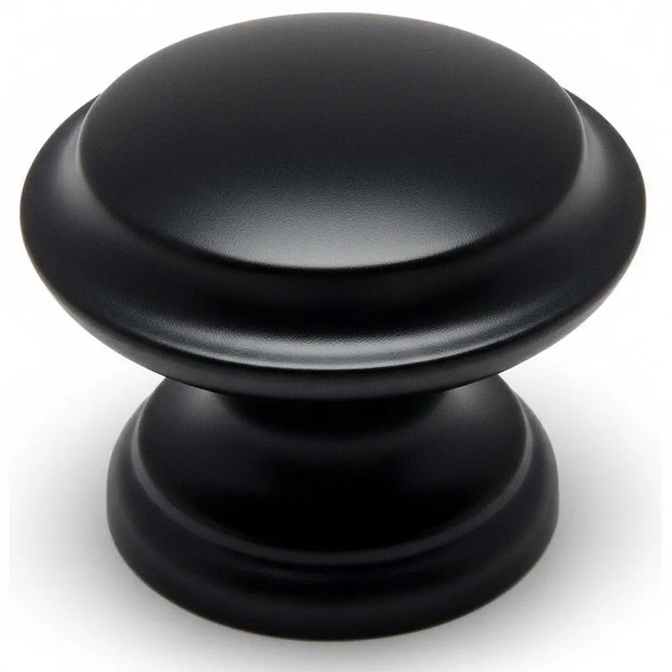 Cosmas 4251FB Flat Black Cabinet Knob