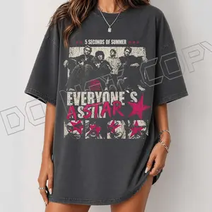 Comfort Colors 5sos Tour T-shirt, Everyone's Star Tee