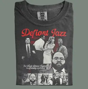 Comfort Colors Defiant Jazz Shirt, Severance TV Show T-Shirt, 90s Vintage Tee, Severance Merchandise, Gift Fan, Gift Idea, For Man, For Woman