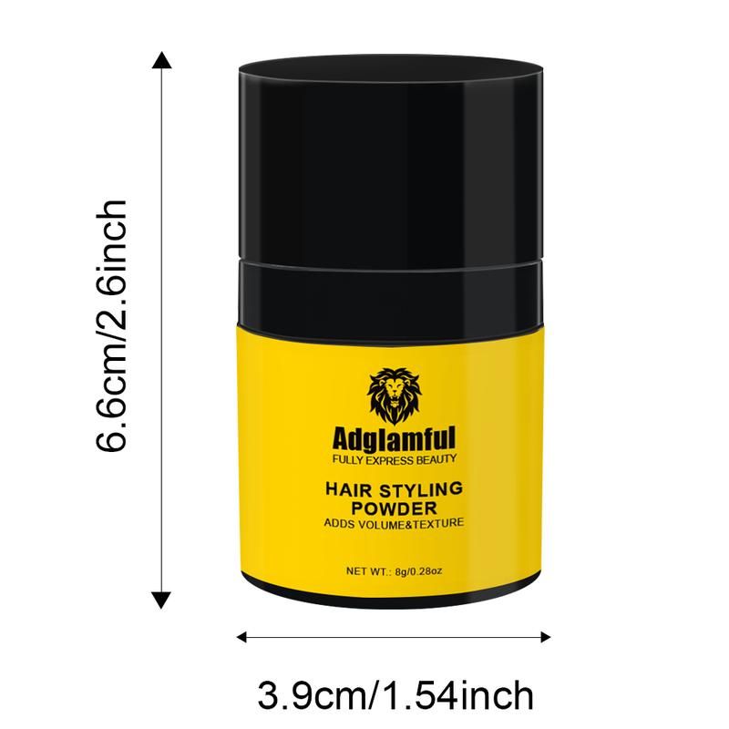 Adglamful Hair Styling Powder for Women Instant Volume & Texture Puff Applicator Lightweight Matte Finish 10g