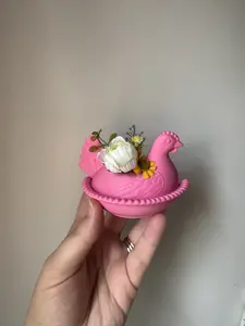 Hen on a Nest Magnet