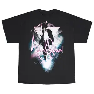 Michael Jackson Tee Moonwalk Black T-Shirt Vintage 90s Style Unisex Tee, Retro Music Fan Gifts