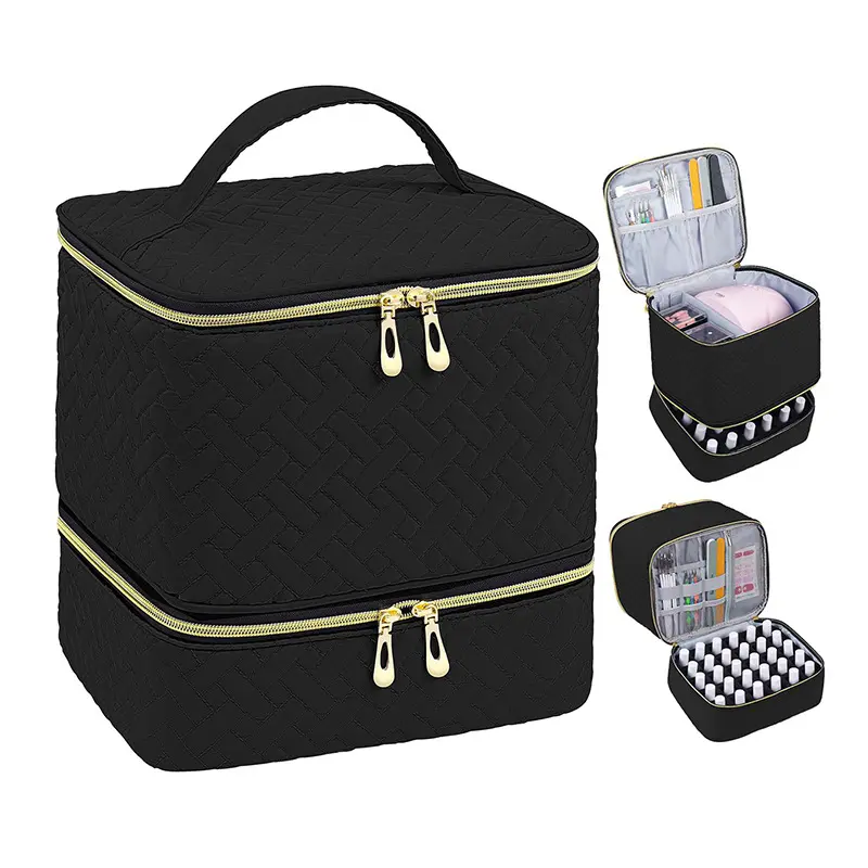 Bamboo patterned black cotton