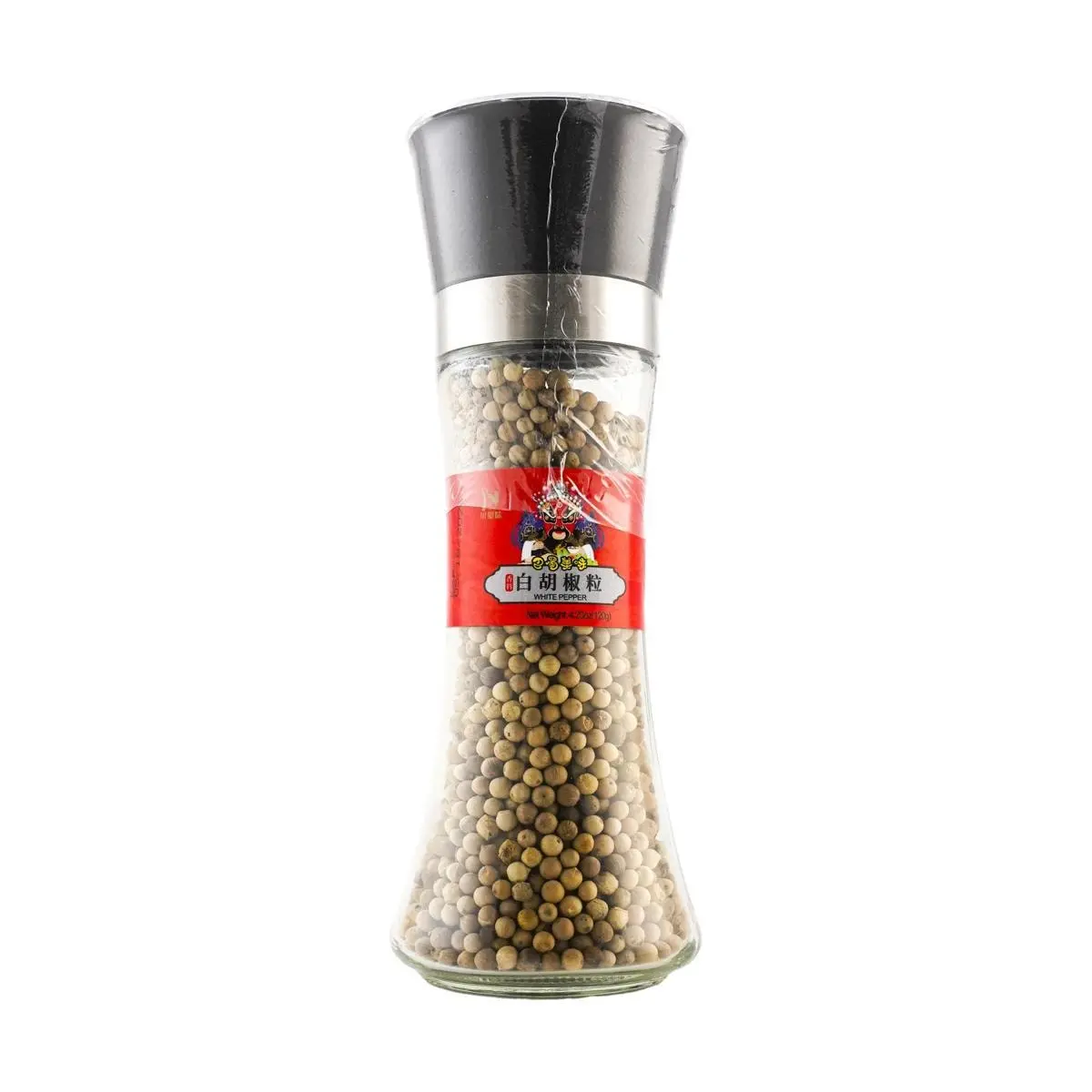 Sichuan Flavor Ground White Pepper 120g - Premium Spice for Authentic Asian Cuisine, Stir-fries, Marinades & Seasoning