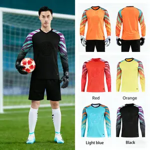 Adult/Kids Soccer Goalie Tracksuit - Custom Long Sleeve Football Goalkeeper Jersey Uniform for Men & Boy Gatekeeper Outfits