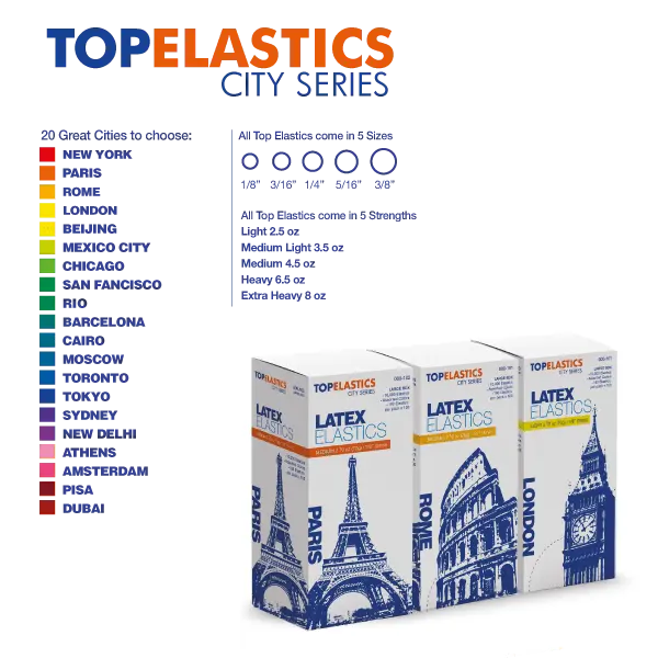 Intraoral Elastics – 5000 pcs (50 Bag x 100 pcs)