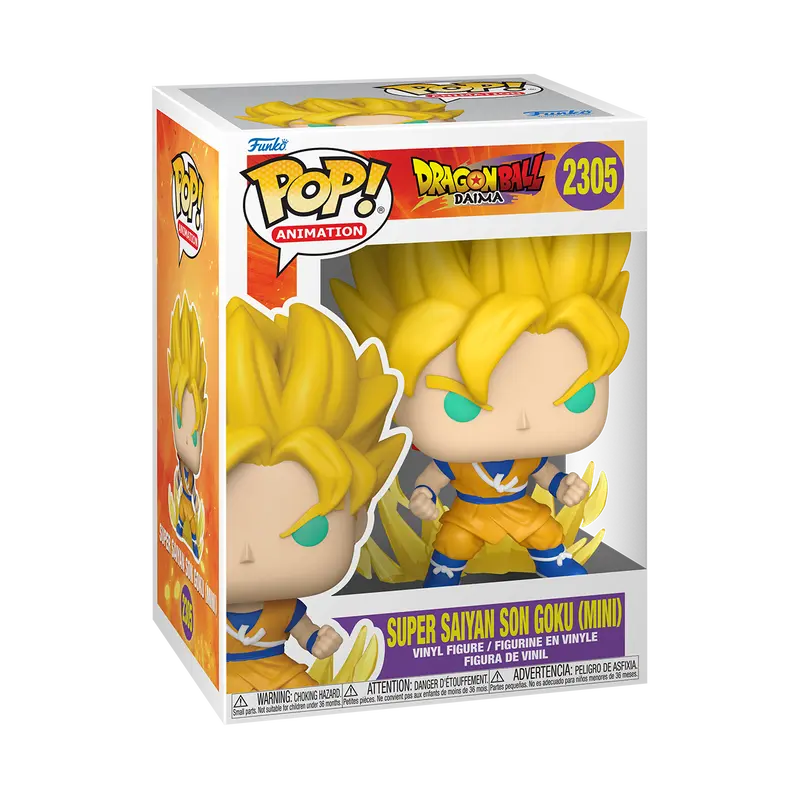 Funko Pop! Dragon Ball DAIMA - Super Saiyan Son Goku (Mini) #2305 Collectible Pop Vinyl Figure