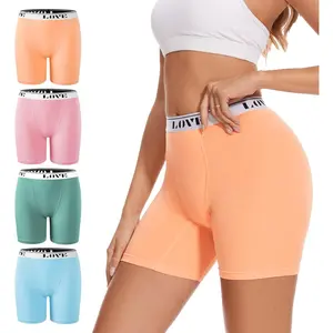 Womens Boxer Briefs High Waisted Modal Boy Shorts Underwear