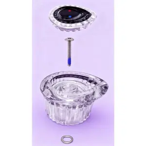 Matte Black Shower Knob Insert Kit, Replacement for Posi Temp 1 Handle Tub and Shower, Durable Bathroom Hardware, Easy Installation, Universal Fit, Non-Slip Grip Design