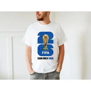 World Cup 2026 T-Shirt, Soccer Tee, United States Canada Mexico, Copa Mundial de la 2026
