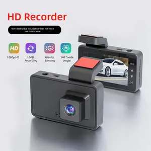Car Dash Cam, 1080P Car DVR with 32GB Memory Card，Q3，Single Lens，3.0 Inch, Plug and Play Car DVR Hd Screen dashcam，Holiday Gift