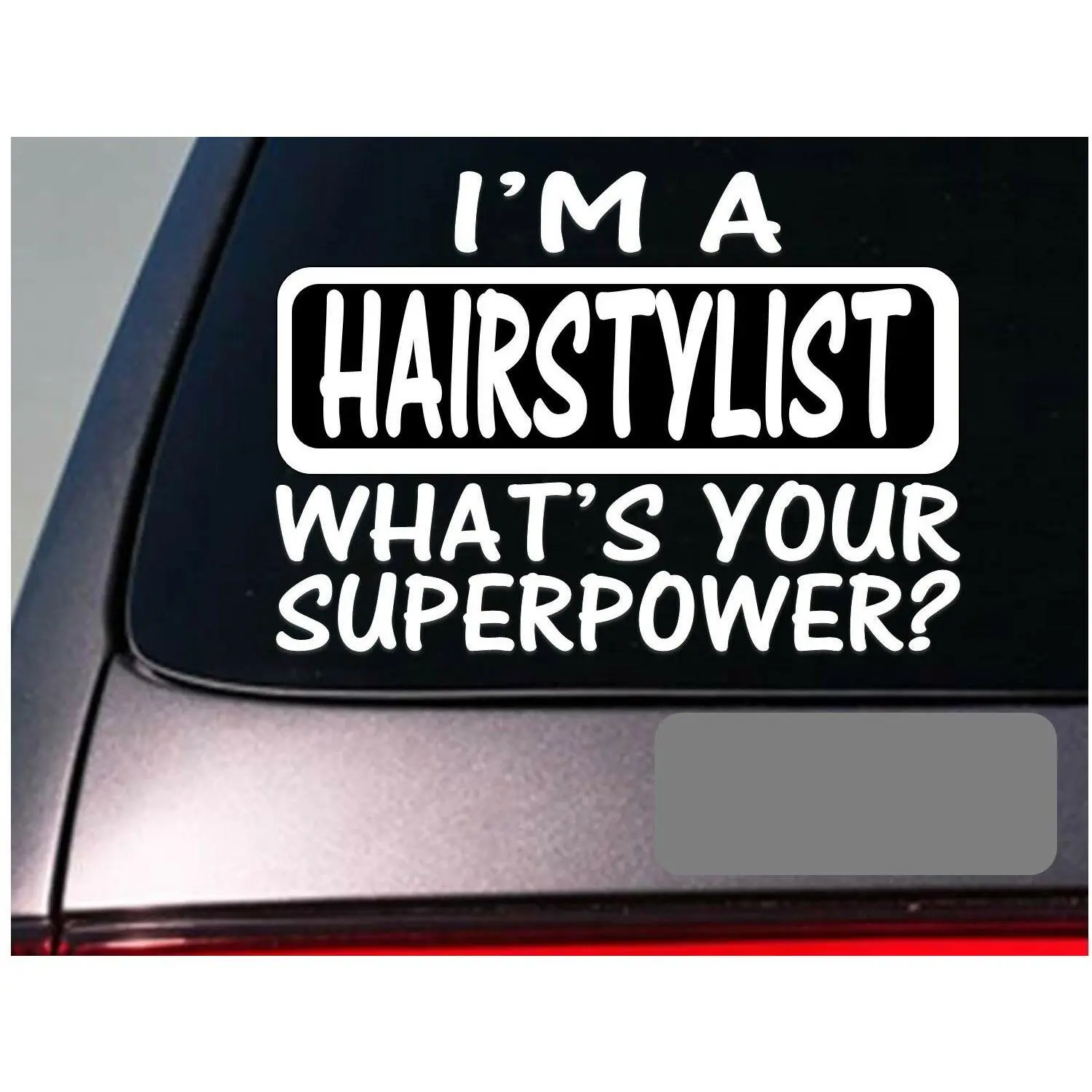 I'm a hairstylist sticker decal *E123*  stylist hairdresser barber hair salon