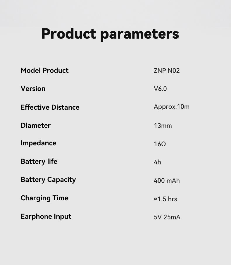 ZNP N02 LED Smart Dialogue Headphones, Supports conversational interaction, emotional companionship, answering questions, and providing inspiration. Hi-Fi sound quality, and comes with a dedicated app, Suitable for learning, work, and entertainment.
