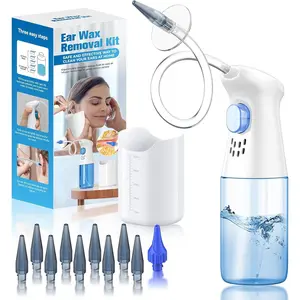Ear Wax Removal Tool, Manual Ear Cleaning Kit, Ear Cleaning Tools, Adult Male Female Ear Hygiene System, Safe & Effective Ear Care Solution, Ear Wax Remover