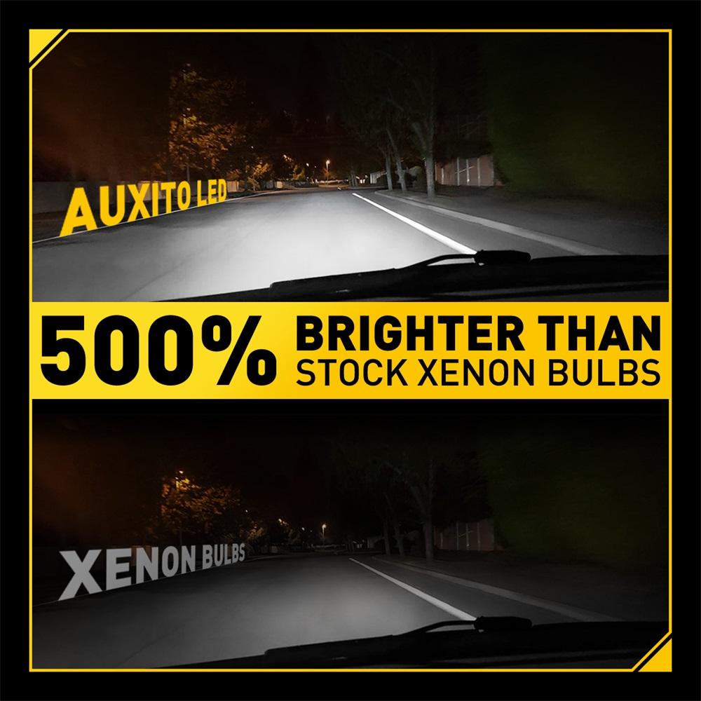 D4S D4R D4C AUXITO D4S/D4R LED Headlight Bulb Replace HID Xenon Super White 6500K Conversion Kit 60000LM