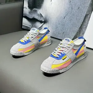 Jindong Footwear Casual Shoes 2024 New Summer Style Retro Waffle Forrest Goat Men's Thick-soled Sports Sneaker Runner