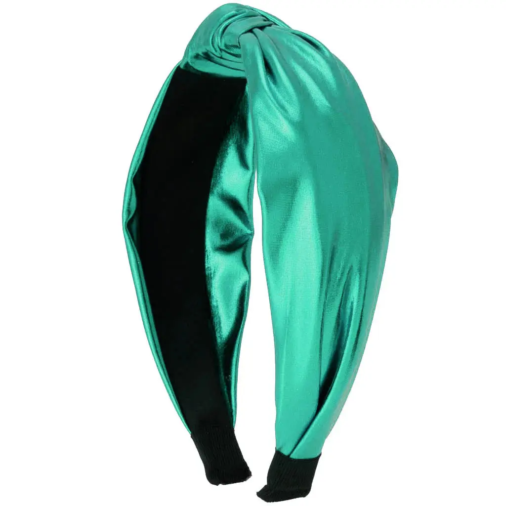 Teal Metallic Headband