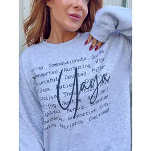 Words Yaya Graphic Pullover