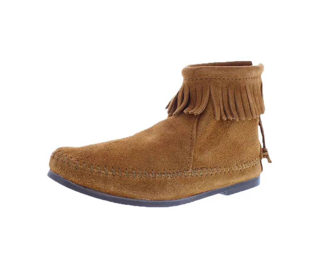Minnetonka Back Zip Boot Womens Shoes