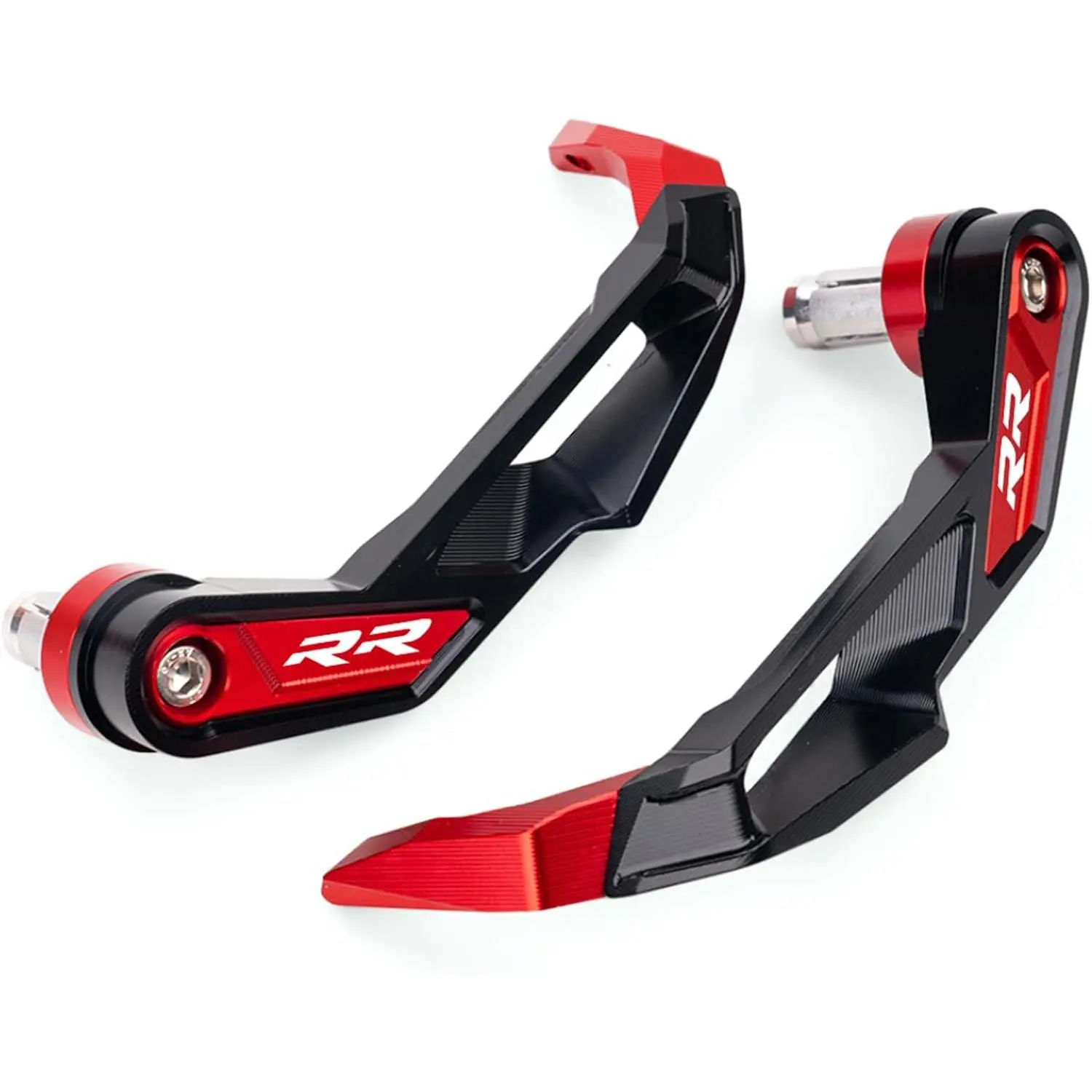 CNC Aluminum Motorcycle Brake Clutch Lever Guard - Durable Dual Shield, Aggressive Styling, Easy-to-Install Accessory for S1000RR/M1000RR 2019-2025/2026 Daily Rides (Red), Dual Protection