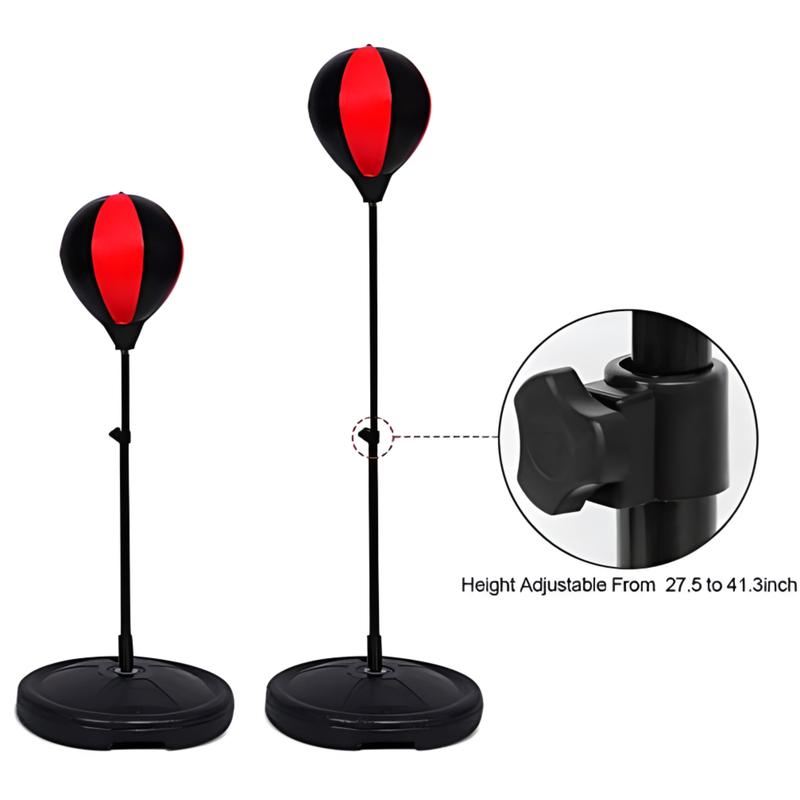 Standing Boxing Quick Ball Kit with 2 Boxing Gloves and Punching Ball, Stress Relief Office Equipment, Adult Reaction Training Ball, Boxing Sets