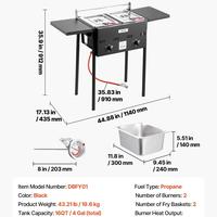 【8QTx2】Two cylinders  two burners