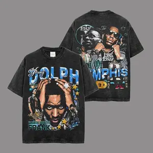 Young Dolph T-shirt Premium 100% Cotton Acid Wash, Paperrouteempire, Rap Fans, Shirt Streetwear, Hiphop T-shirt , Music Lovers