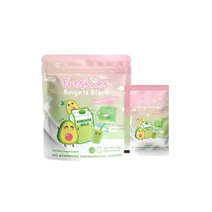 Freshies Avocado Milk Bright Blanc by Juju Glow 10 sachets x 21g drinks