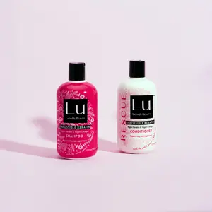 Lu Rescue Bundle 2-Piece Repair & Restore Hair Set - 12oz Shampoo, 12oz Conditioner (Total 24 oz)
