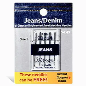 Klasse Size 90/14 Denim Jeans Sewing Machine Needles