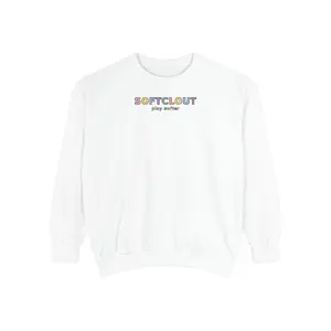 Softclout Garment-Dyed Sweatshirt, Elegant Comfort Design, Exclusive Style for You, Unisex Jumper, Trendy Sweatshirt Casual Fabric