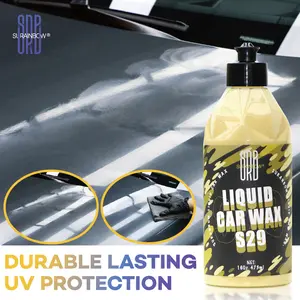 Hybrid Solutions Ceramic Wet Wax, One Step Shine and Protection Solution, Extreme Water Beading, Keeps Vehicle Cleaner for Longer, No Streaks, 16 oz. (Pack of 1)