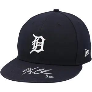 Kerry Carpenter Detroit Tigers Autographed Game-Used Navy Cap from the 2023 MLB Season - Fanatics Authentic Certified