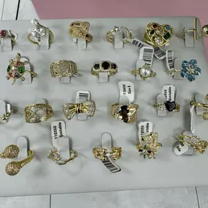 Lote anillos dama include display