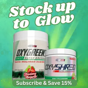 Reset & Refresh Stack - OxyShred (33 Serve) + OxyGreens (30 Serve) by EHPlabs | Light & Refreshing Wellness Combo | Ideal for Starting or Restarting Your Routine |