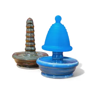 Artisan Ceramic Hygiene Cup Stand