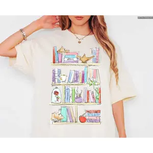 Princess Book Retro Shirt, Teacher Librarian Shirt, Trendy Oversized Shirt, Book Lover Shirt, Gift for book lover, Book worm , Old School Outfit