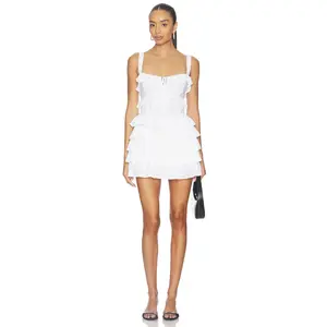 Show Me Your Mumu Lucia Romper in White Voile